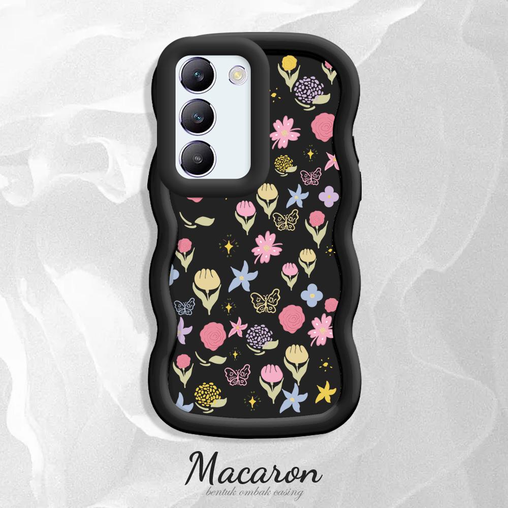 

Окрашенный узор Big Wave Edge Мягкий силиконовый материал Macaron чехол для телефона противоударный защитный резиновый чехол для OnePlus Vivo Motorola Moto Motorola Moto G14