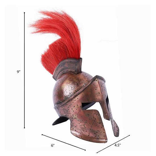 Medieval 300 King Leonidas Greek Replica Armor Helmet Showpiece Spartan Helmet