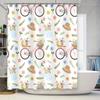 Cortinas de ducha para baño tela impermeable Estilo nórdico moderno Cortinas de baño cortina de ducha 180x200
