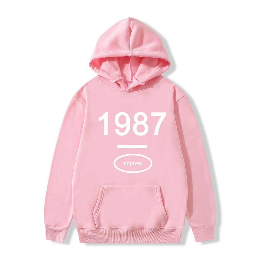 American retro hooded sweater for men and women ins trendy loose hoodie for one piece