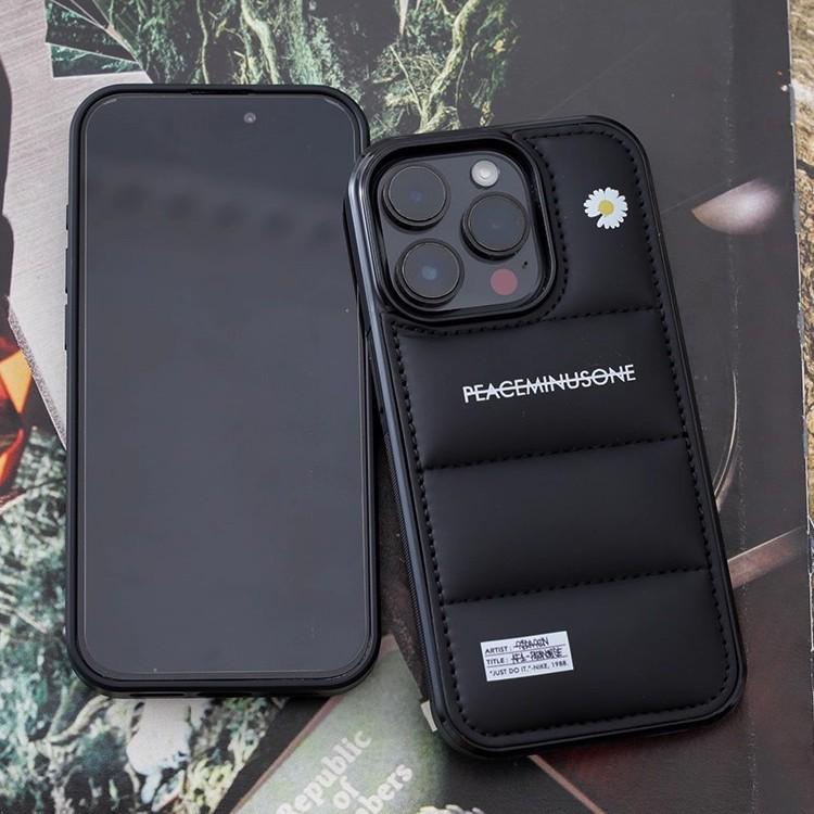 Trendy G-Dragon Daisy Down Jacket Phone Case for iPhone15/17ProMax - Autumn/Winter Collection