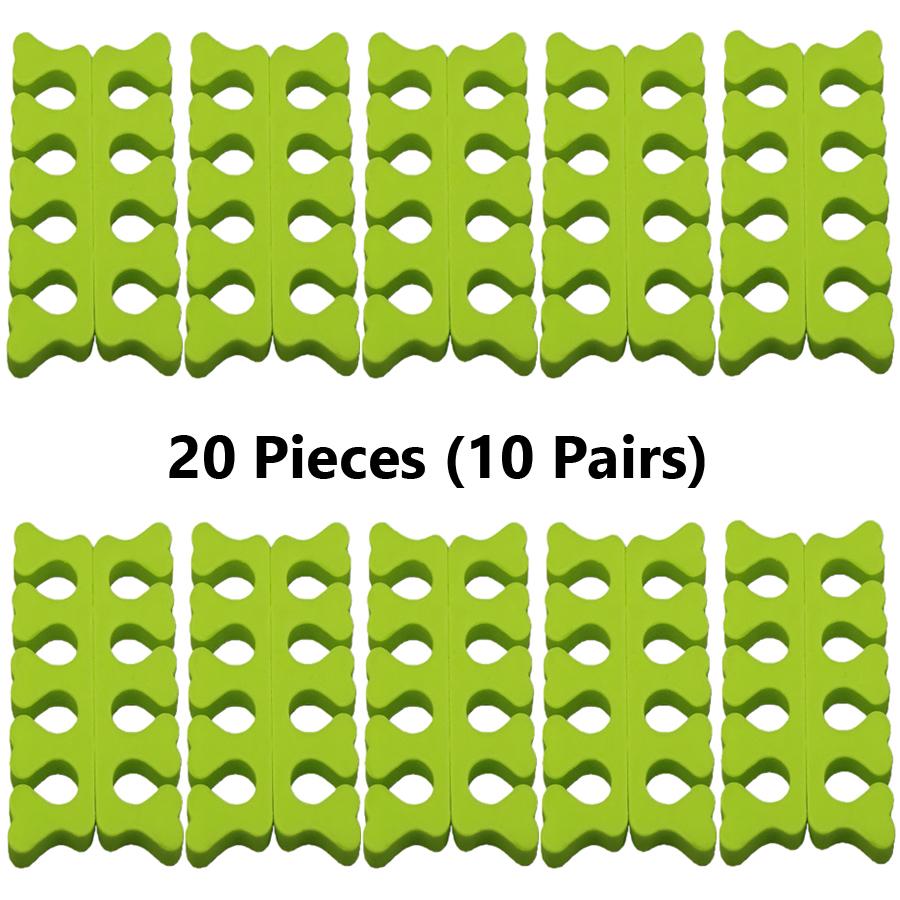 10/20Pcs Foam Toe and Finger Separators Mess-Free Nail Polish Application Toe Spacers, Manicure & Pedicure Essential Tools