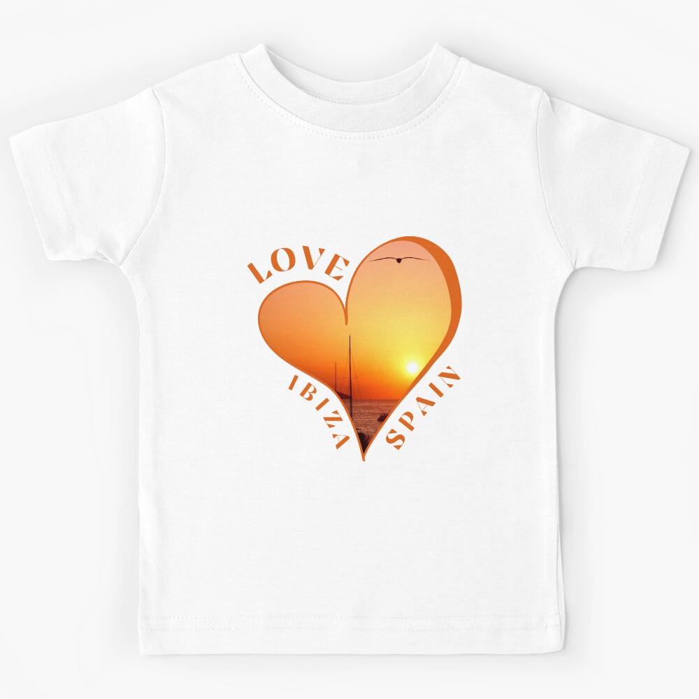 Love Ibiza Spain Kids T-Shirt 140