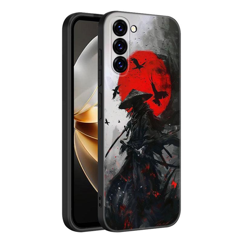 Anime Vagabond Black Silicone Phone Case For Samsung Galaxy S23 S21 S20 FE S24 S22 Ultra S10E S10 S9 S8 Plus