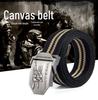 Navy SEALs US Canvas Waist Belt Men's Leather Belt