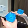 Maltose Water Blue Cubic Squeeze-Able Ice Cubes Soft Rubber Stress Relief Tool For Relieving Work Pressure Stress Relief Gift