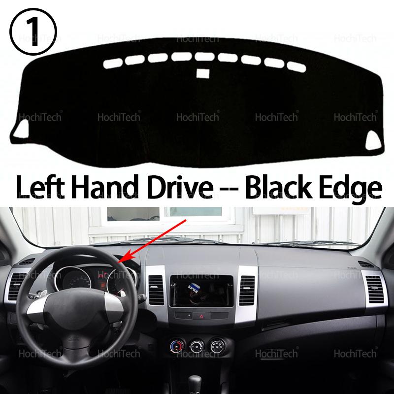Dashboard Cover for Mitsubishi Outlander CW ZG ZH 2007 2008 2009 2010 2011 2012 Anti-dirty Mat Pad Sunshade Dashmat Protect