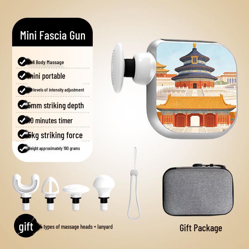 Compact Cross-Pocket Mini Fascia Gun High-Frequency Muscle Massager YK-2516