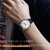 DIZIZID Analog Waterproof Watch with Leather Strap Day of the Slim Easy to Unisex Men's - Simple, Popular, Stylish, Business, Classic, Date, Week,