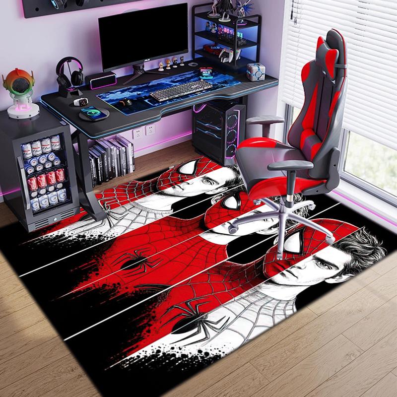 1PC Spider-Man Rug - home decoration Carpet For Living Room Bedroom Flooring Computer Chair Area Rug
