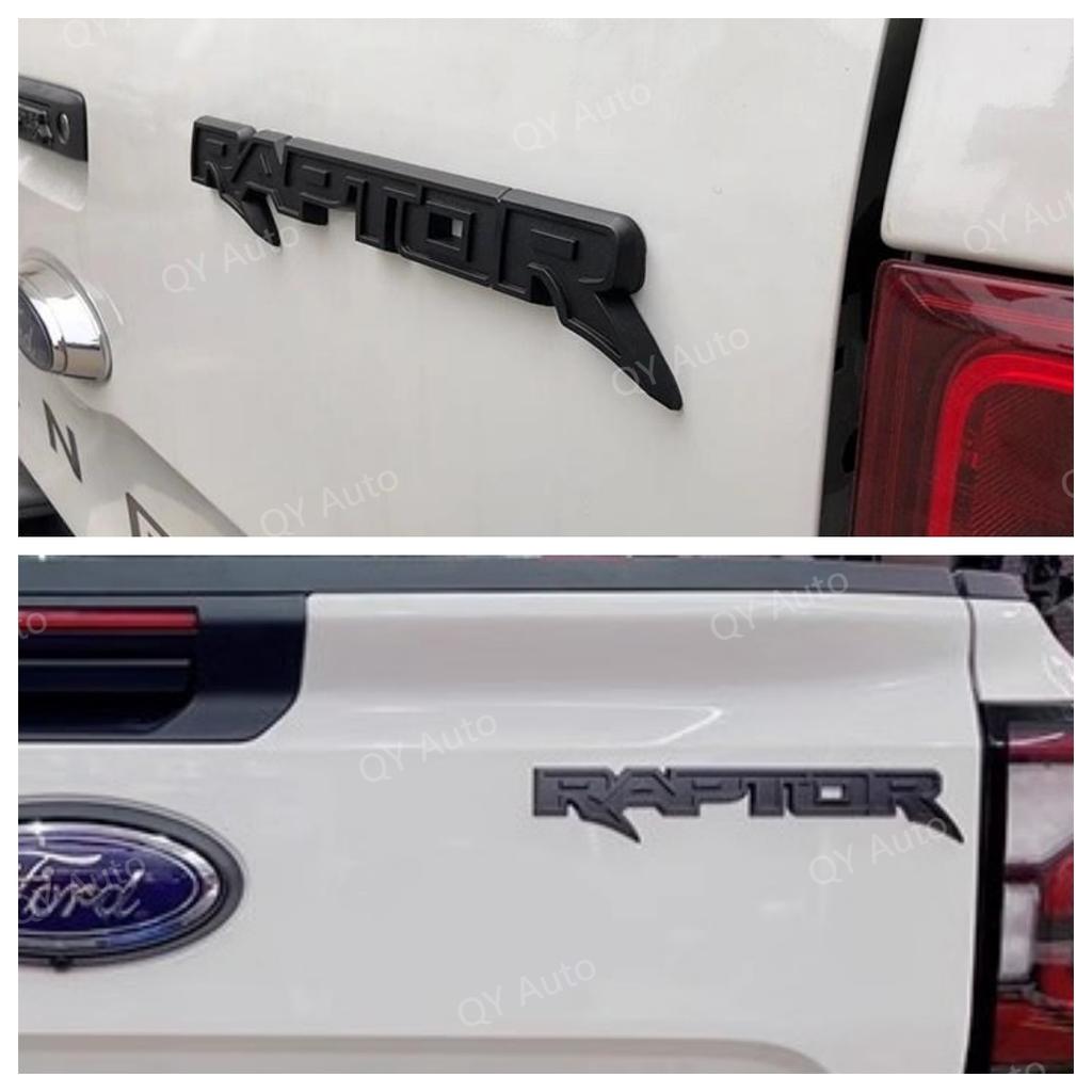 TMON9 Ranger Raptor Letters Fit for Ford Ranger Raptor Tailgate Badge Raptor Type Model Rear Gate Badge 3D Badge Modified