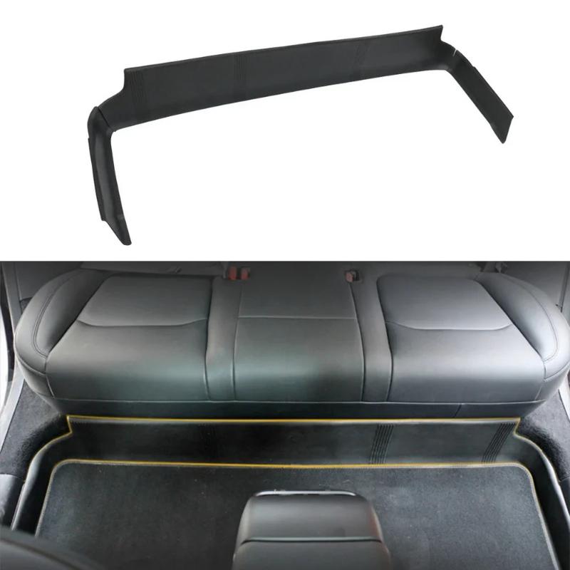 Protective Pad For Tesla Model 3 Y Under Rear Seat Anti Kick Guard Cover TPE Full Surround Cushion Protector Car Interior Modely
