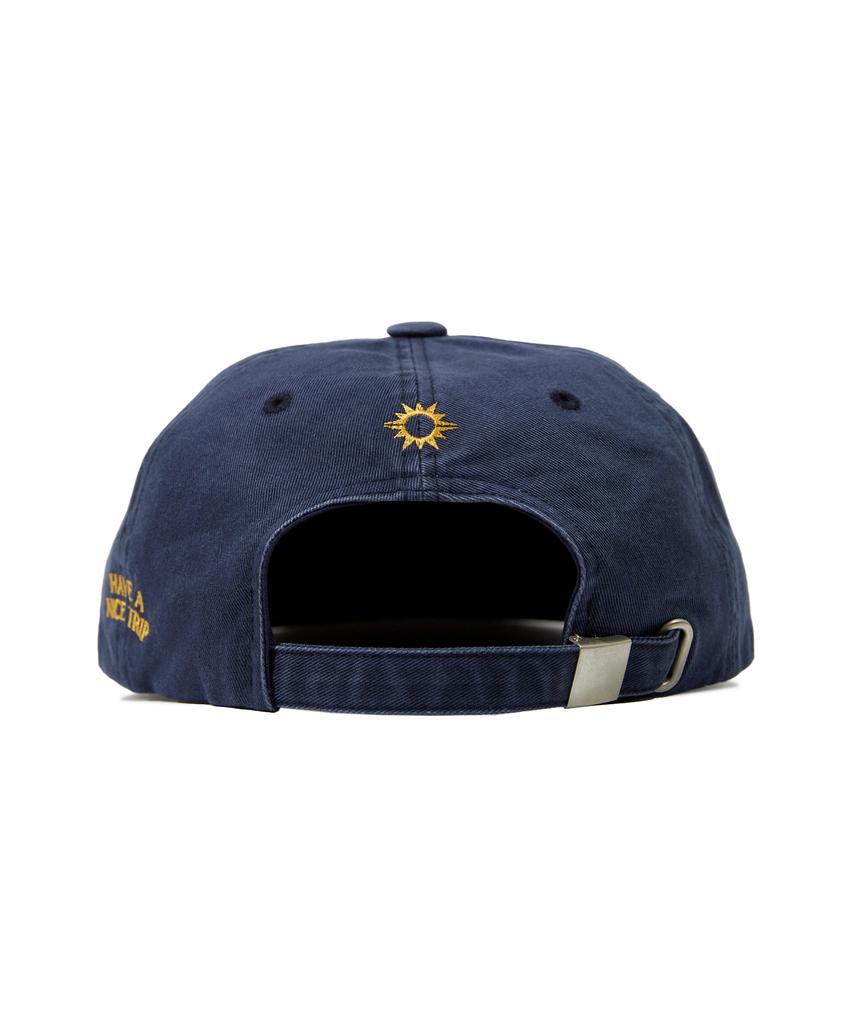 HELLO SUNRISE H Logo Cotton Relaxed Fit 6Panel Cap_Navy