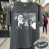 Vintage The X Files Shirt Dana Scully Fox Mulder Middle Finger Tee Comfort Colors 90s TV Show Graphic T-Shirt Edgy Sci Fi Horror Gift