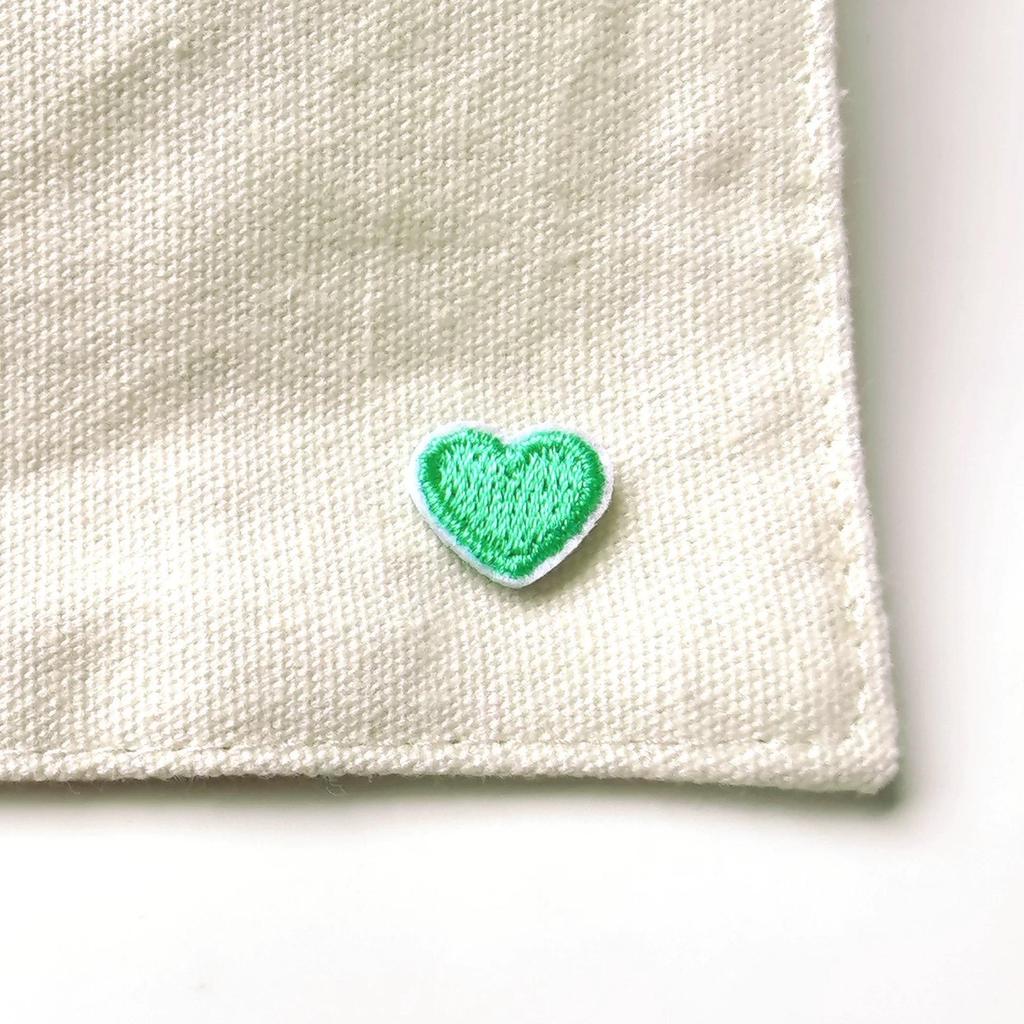 12-Color Mini Heart Embroidery Iron-on Patches for DIY Decoration and Repair