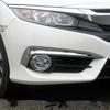 For Honda Civic Sedan 10th 2016 2017 2018 ABS Chrome Front Foglight Trims Lamp Eyelid Cover Frame Strip Sticker Car Accessories