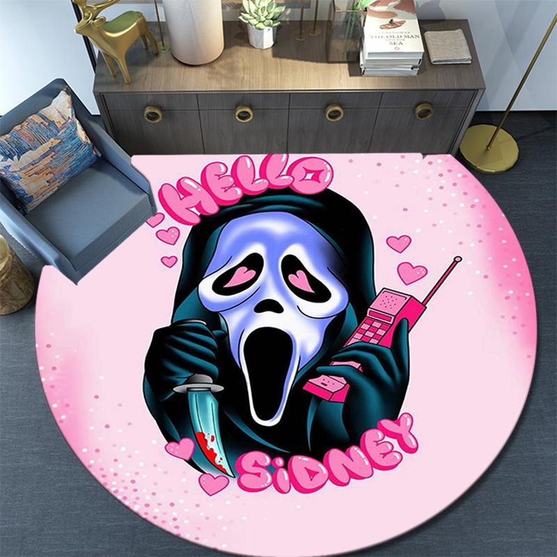 

Cartoon Print Round Area Rug,Carpet Rug for Living Room Bedroom Sofa Playroom Decor,Non-slip Floor Mat 80cmx80cm