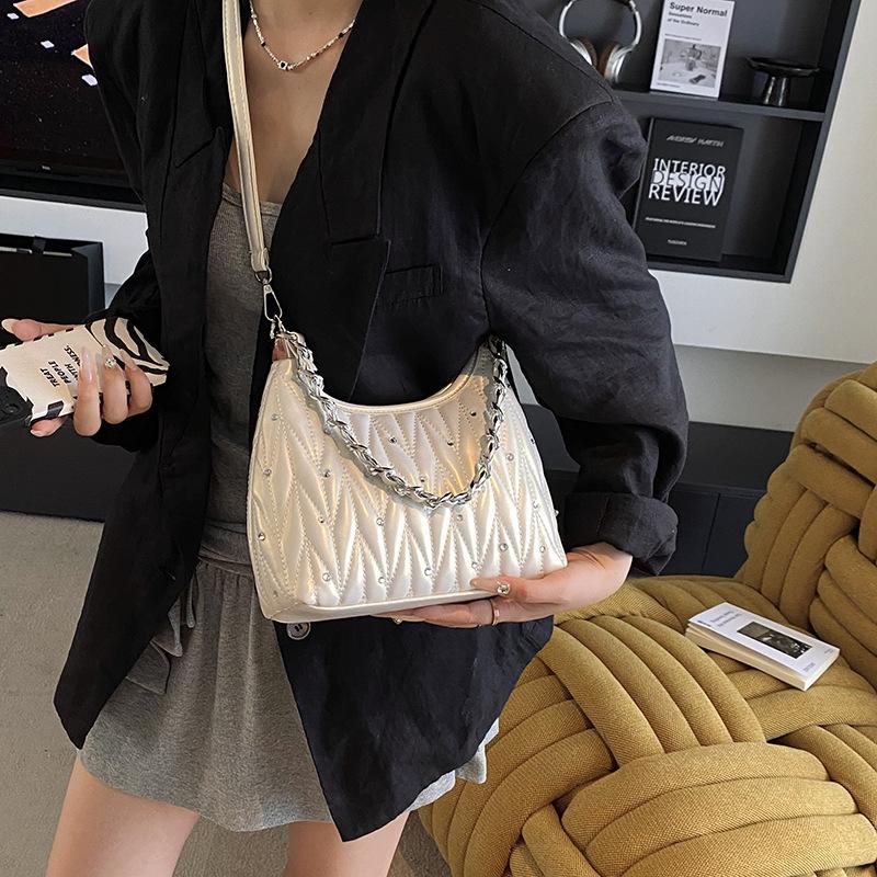 Underarm Bag Fashion Handbag New Shoulder Bag Crossbody Bag Rhombus Women's Bag