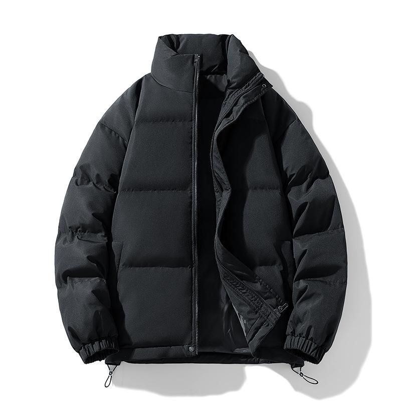 Cold-proof Stand Collar Cotton Jacket for Autumn and Winter Cotton Jacket for Men Versatile Fashion Thickened Cotton Jacket for Men