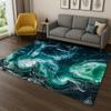 Ocean Waves Sea View Pattern Carpet Rug for Bedroom Living Room Sofa Doormat Home Kitchen Decor Home Carpets for Living Room