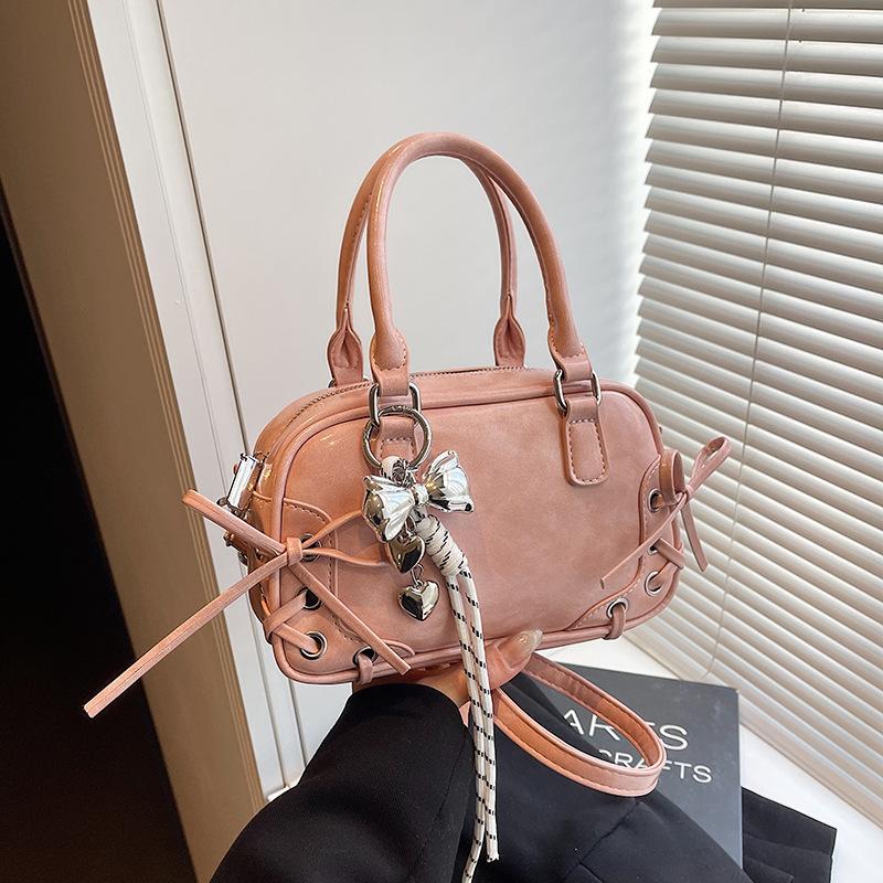 Premium Small Bag Women's Spring and Summer New Versatile Messenger Bag Bow Casual Portable Pillow Bag