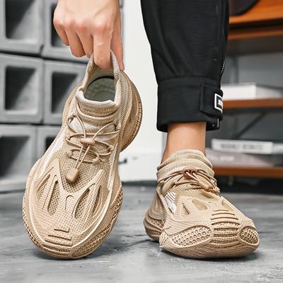 New Men's Casual Sport Shoes New  Comfortable Breathable Mesh Lined Summer Season Mens Footwear  Versatile Trendy Board Shoes