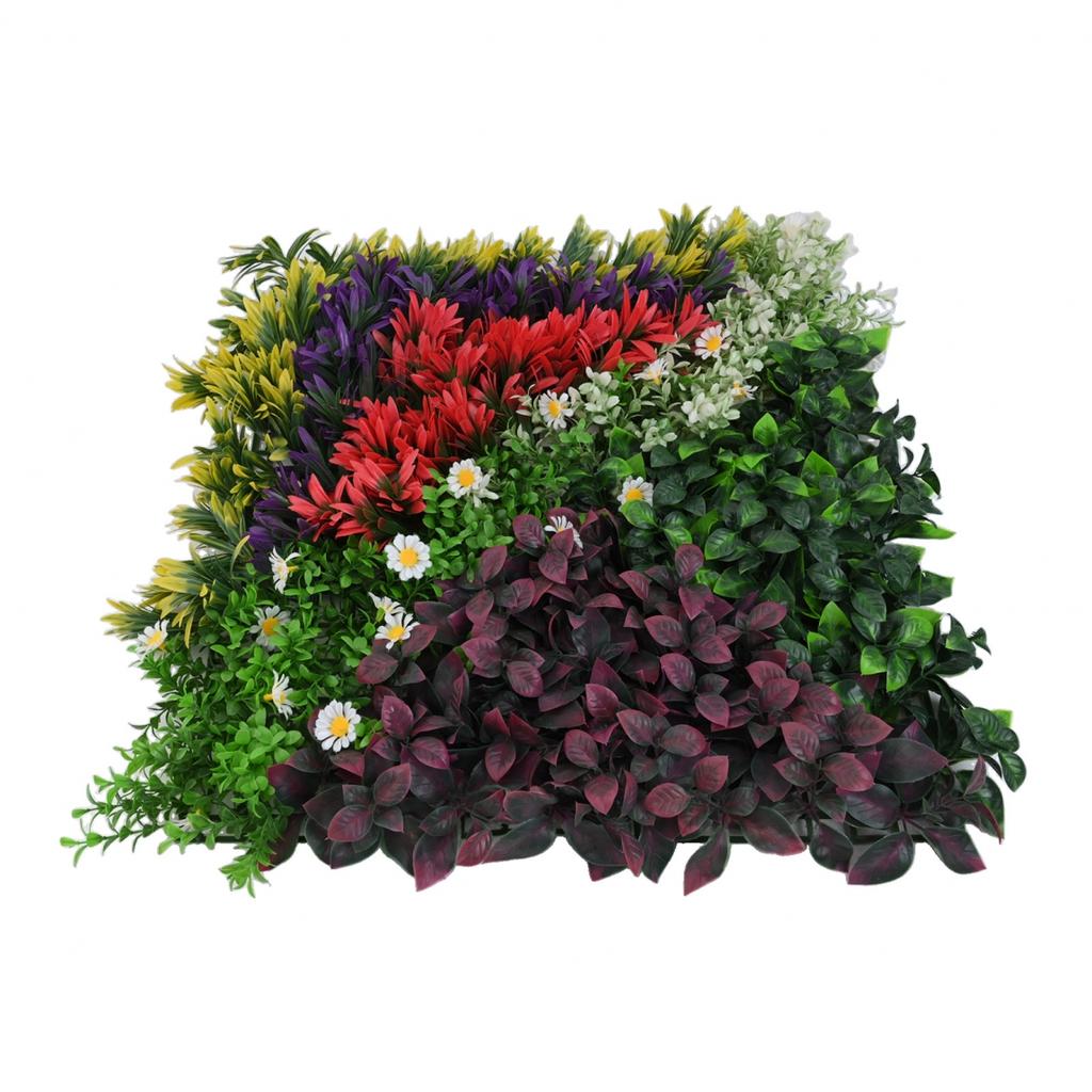 Artificial Plant Wall Flower Wall Panels UV Realistic Plant Easy Installation