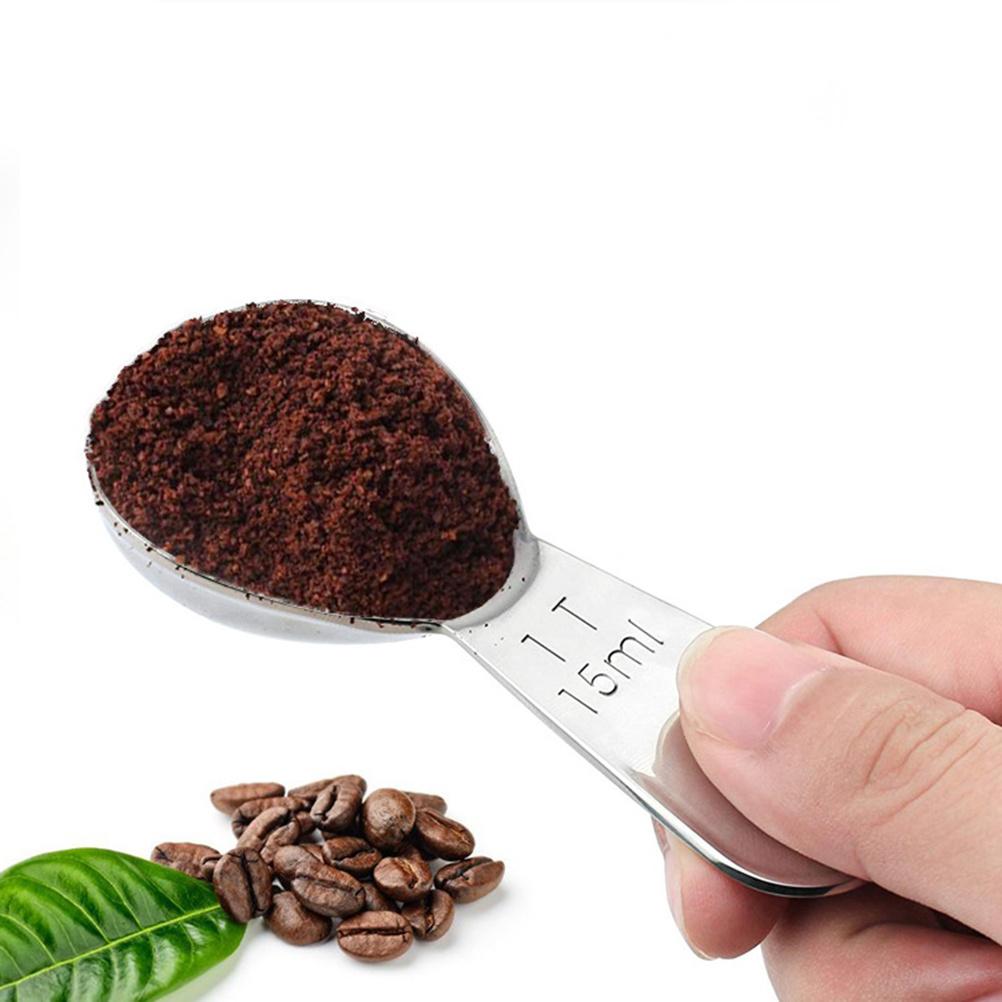 15Ml Stainless Steel Coffee Measuring Spoon Rustproof High Polish Finish For Milk Powder Tea Sugar Spices Baking Kitchen Tool