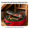 Holiday Decoration Storage Bag Dust-Resistant Wreath Organizer Long-Lasting