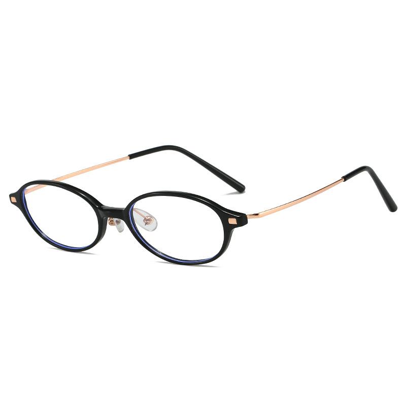 Anti-Blue Flat Glasses Metal Retro Glasses Frame Personalized Myopia Glasses Frame Glasses