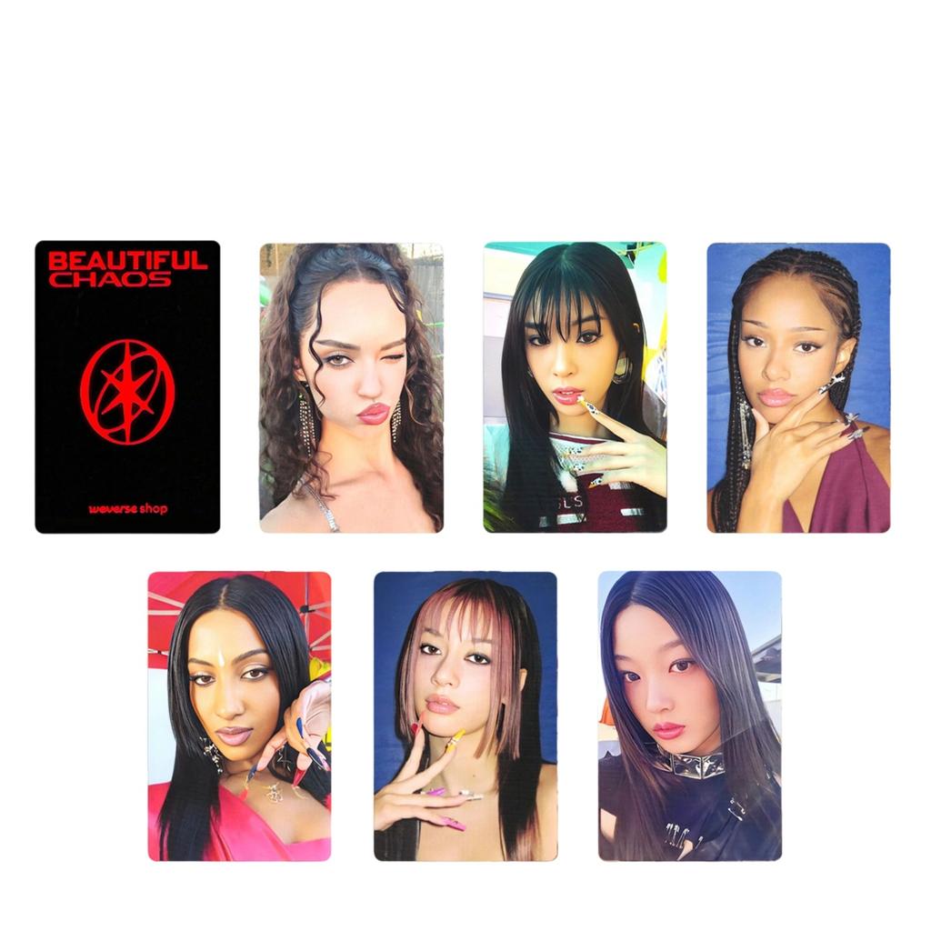 Girl Group Peripheral Accessories Girl Group Group Peripheral 6 Pcs Peripheral Card