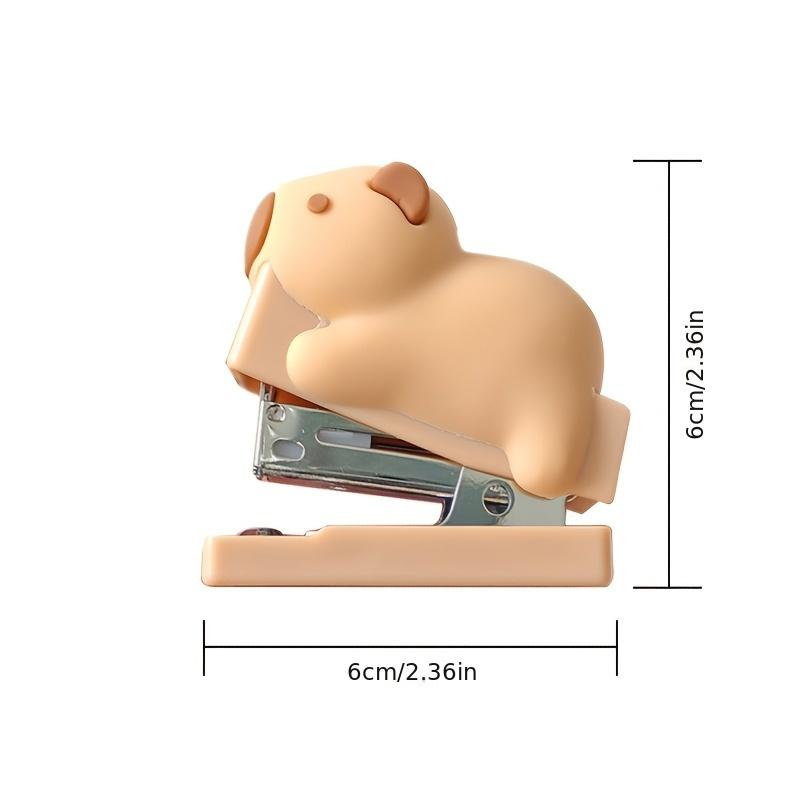 

Capybara Stapler Set, Mini Stapler for Students, Office Binding Supplies Capybara Stapler Set