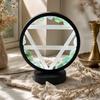 Edelstein-Halo-Lampe - Erde - Aventurin & Selenit