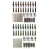 40Pcs/Set Carp Fishing Accessories Set with Storage Box Portable Metal Swivels Soft Tubes Sleeves Carp Fishing Gear Equipment Kit