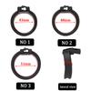 Plastic Resin Micro Short Long Male Slave Chastity Device Cock Cage Penis Lock with 3 Ring Sex Toys