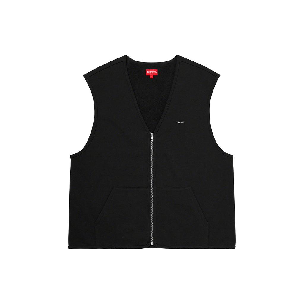 Supreme Zip Up Sweat Vest 'Yellow Red' Men's SUP-FW20-037