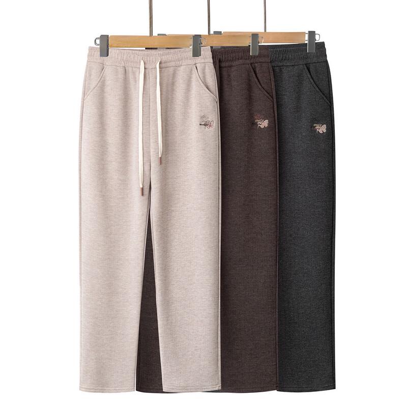 Hodo Women's Plus Velvet Straight-Leg Pants
