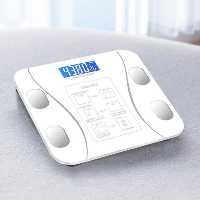 Bluetooth Rechargeable Smart Body Scale for Women - High-Precision, Connects to Phone