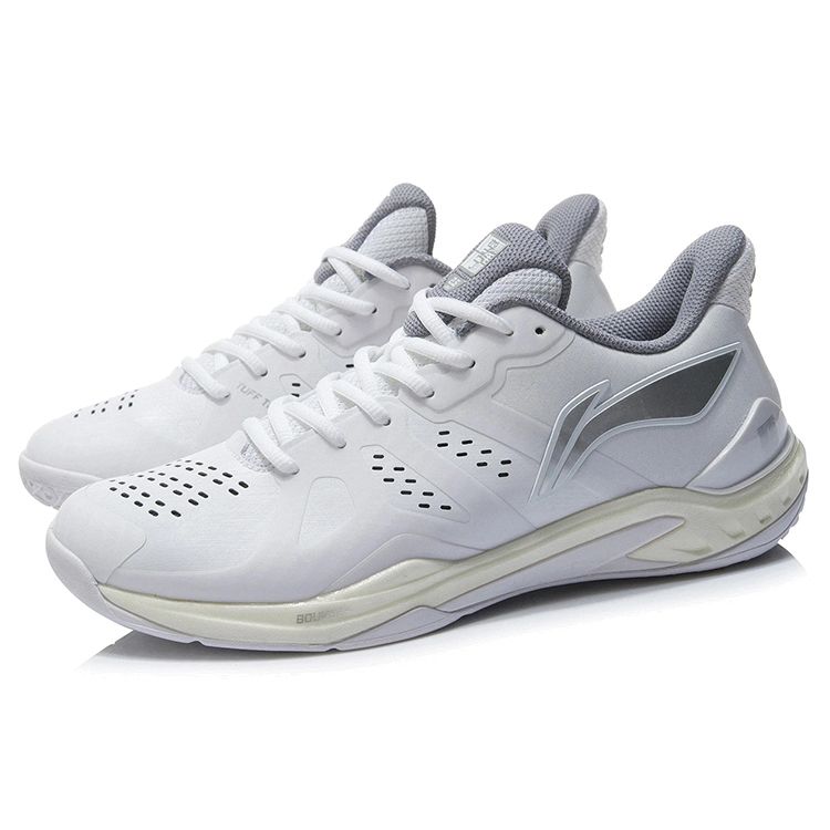 Li-Ning Yun Ting Comfortable Versatile Trendy Low-Top Badminton Shoes Men Shoes White AYAR033-4