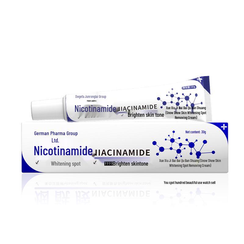 

Крем з ніацинамідом для освітлення веснянок та плям - Освітлює вікові плями, проти зморшок, зволожуючий.