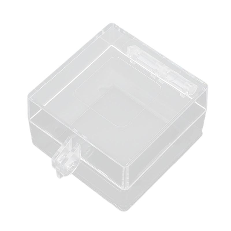 Clear Square Push Button Cover with Lift Lid and Adhesive Base for Equipment Box Areas and Face Mount Use Daily