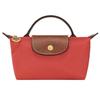 Le Pliage Short Handle Snap Zipper Closure Nylon Tote Bag Women Tote Bag Tomato-Red 34175089P94