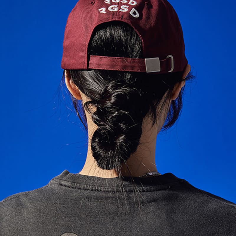 RIGOON STUDIO Logo Play R Ball Cap (Burgundy)