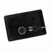 Kids Learning Toy Money Box Password Cash Coins Saving Safe Box Style Gift with 2 Keys (Black)