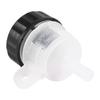 Motorcycle Foot Rear Brake Master Cylinder Tank Oil Cup Fluid Bottle Reservoir