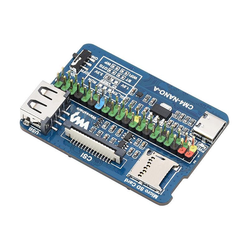 MicroSnow Type A Ultra-Mini Compute Module 4 Baseboard for Raspberry Pi CM4