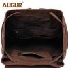 AUGUR Vintage Canvas Backpack for Men – Dual-Shoulder Laptop & School Bag