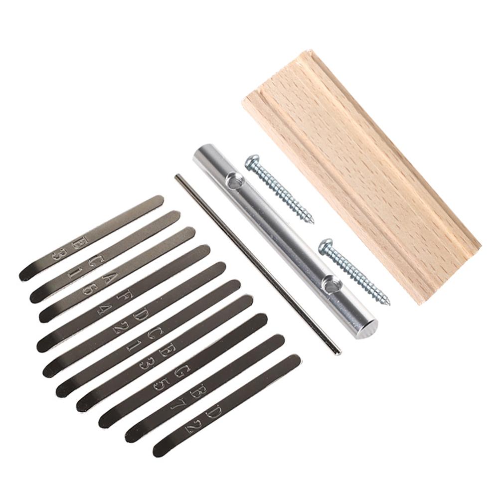 

Bridge Tuning Hammer Musical Instrument Accessories 10 Keys Kalimba DIY Keys Learner Musical Instrument Kits