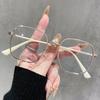 Blue Light Blocking Glasses Fashion High-end Men Optical Clear Glasses Black Oversized Square Frame Eyeglasses Women Eyewear
