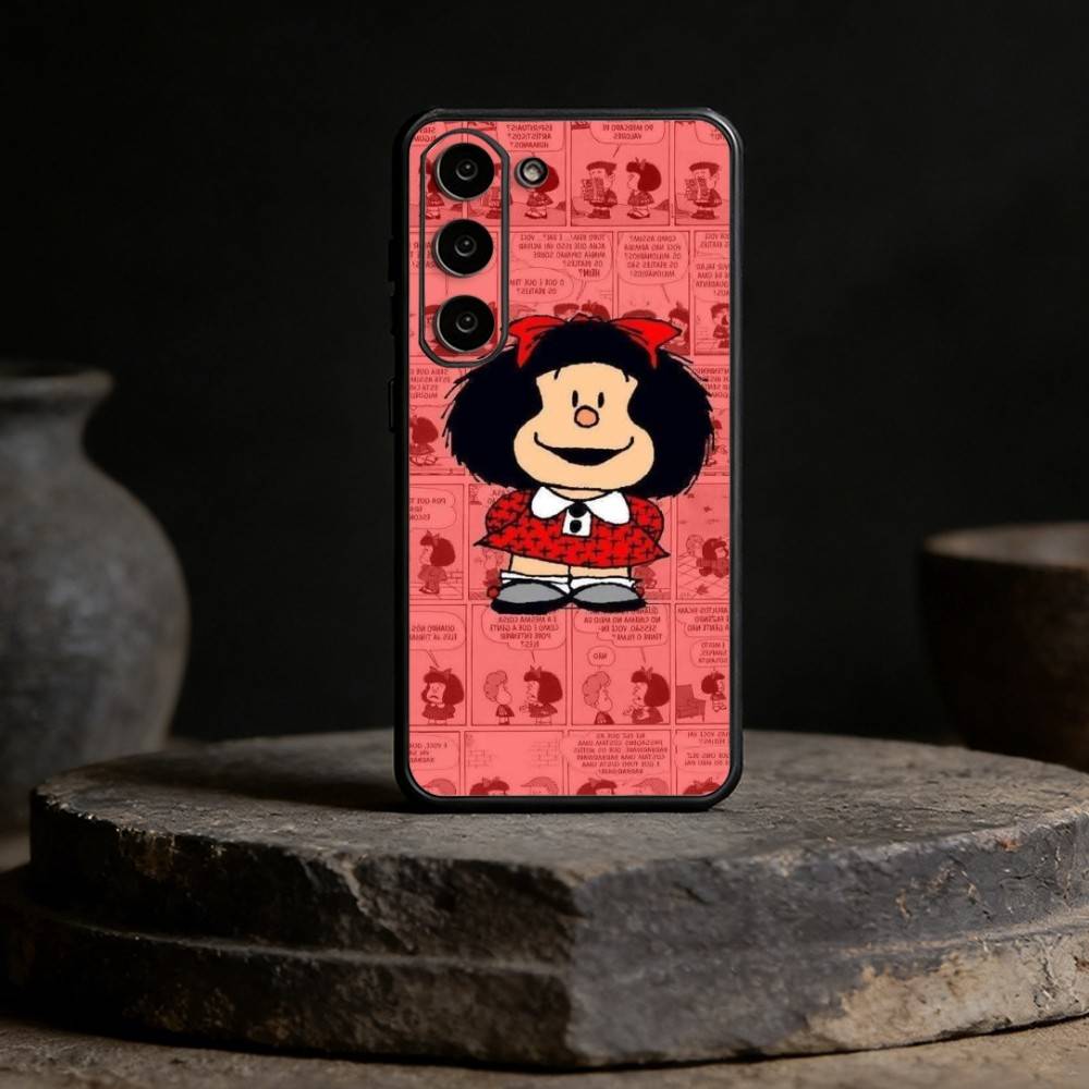 Hot Mafalda Phone Case For Samsung Galaxy A13,21s,22,31,32,52,53,71,72,73,Soft Black Cover Samsung a42 5g
